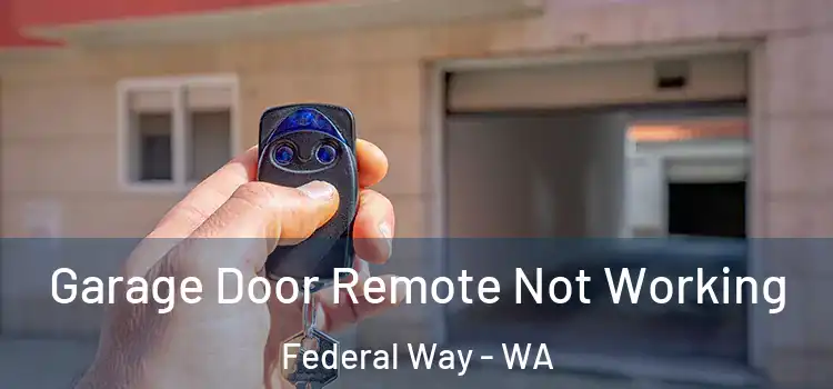  Garage Door Remote Not Working Federal Way - WA